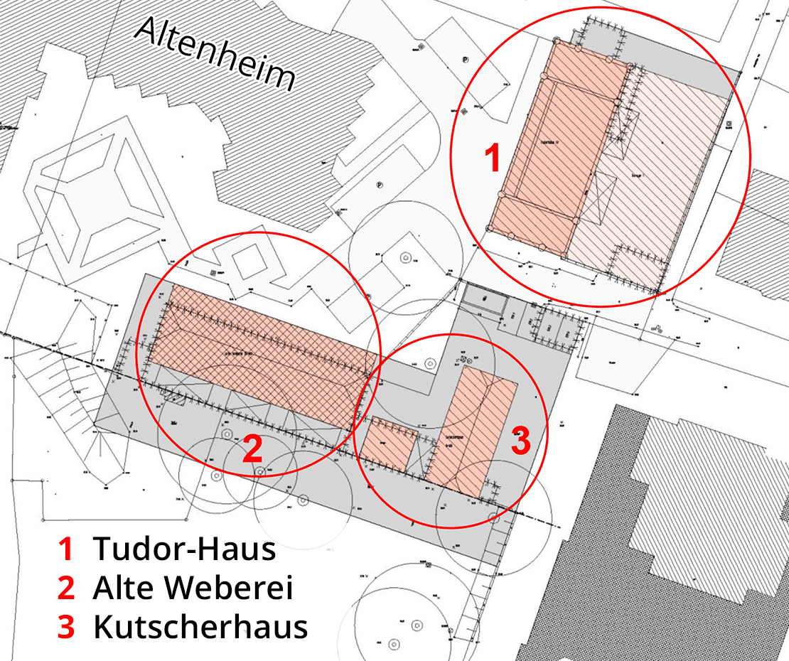 Lageplan Grundstück und Gebäude
